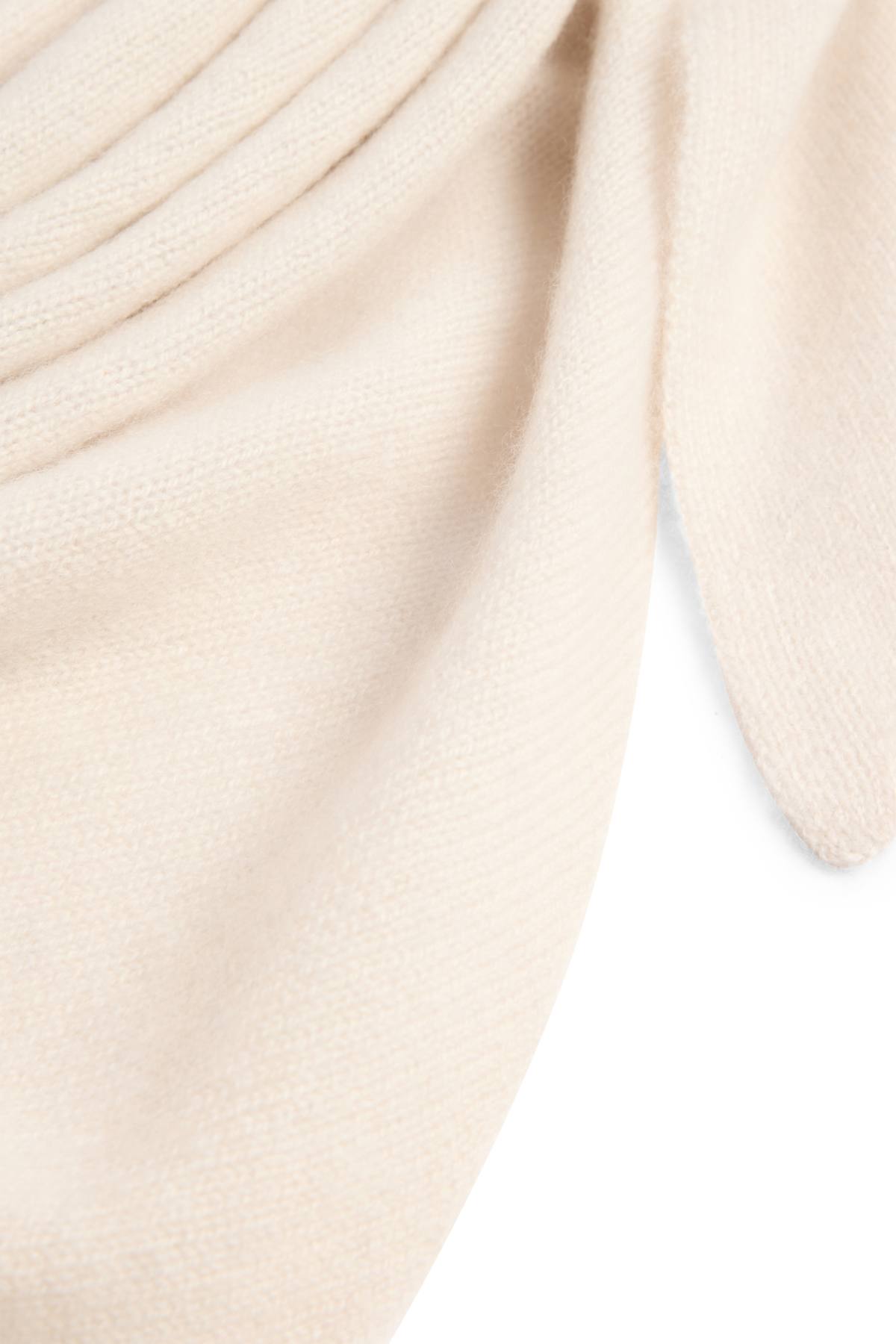 Cashmere scarf - cremewhite
