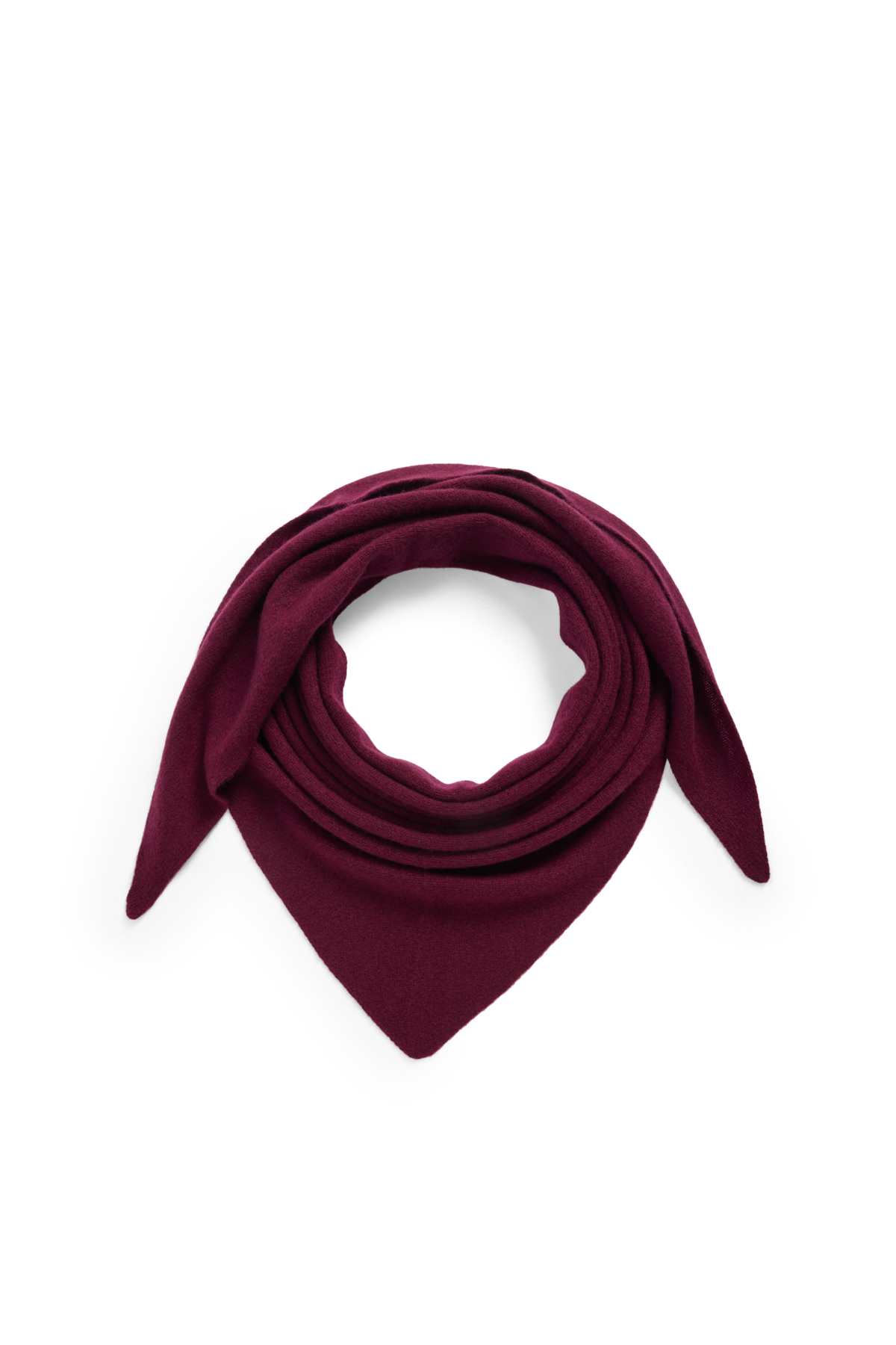 Cashmere scarf - bordeaux