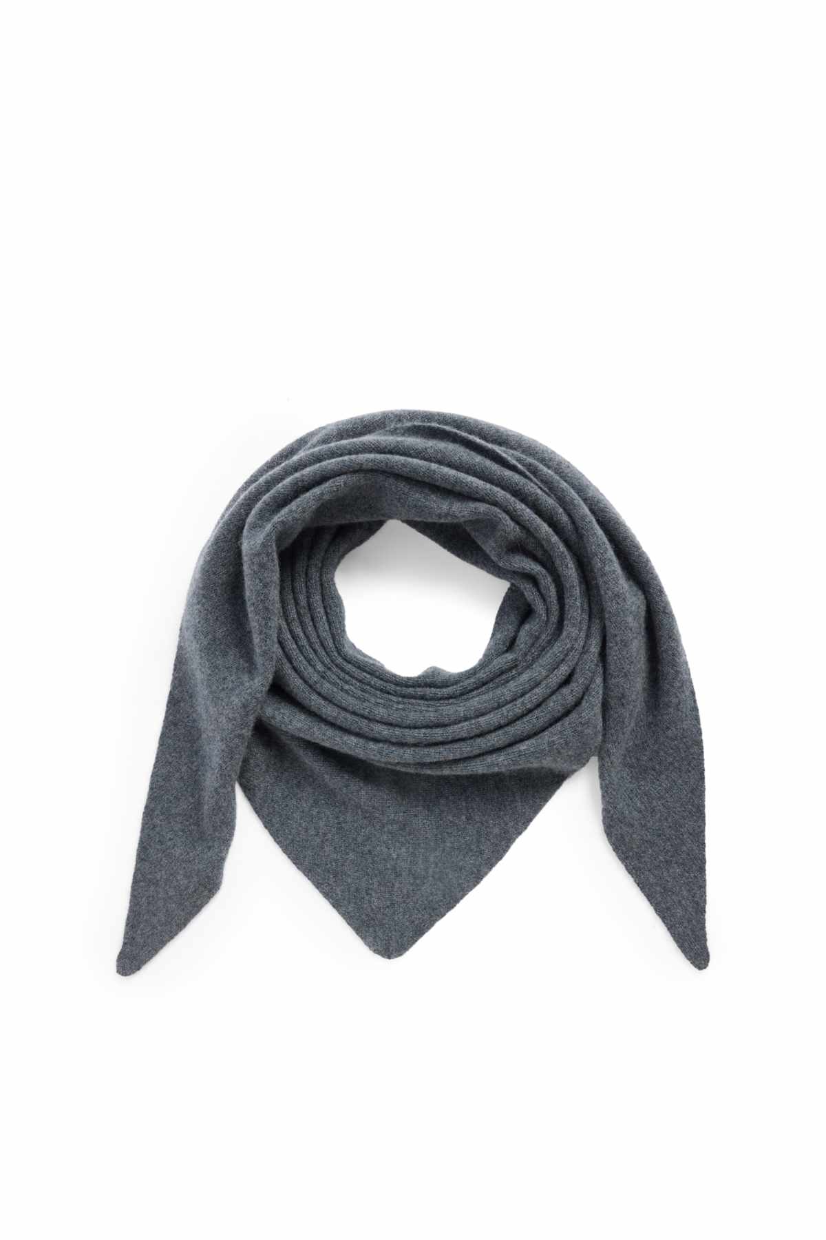 Cashmere scarf - dark gray