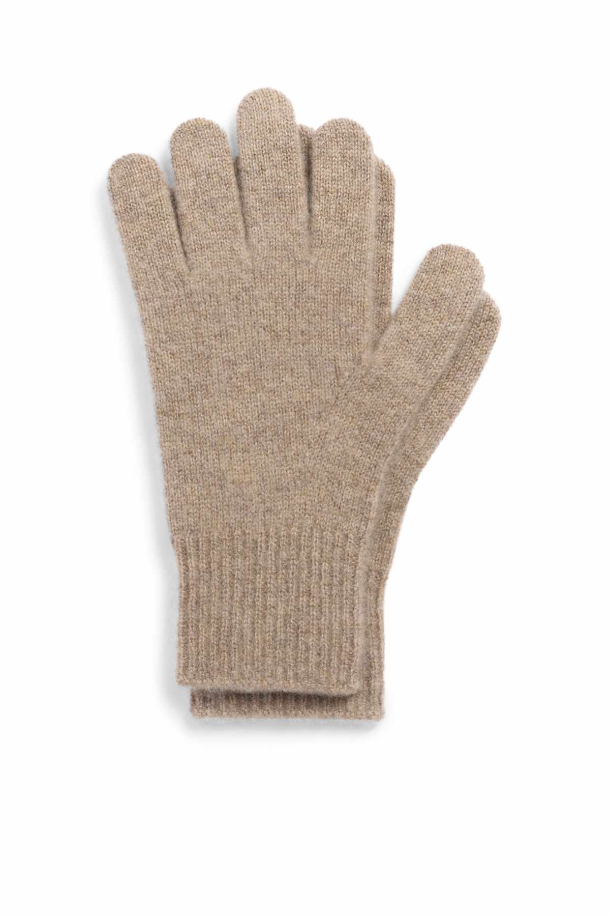 Cashmere gloves - beige