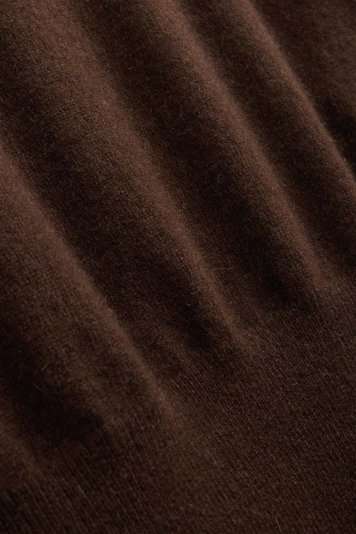 Cashmere slipover - dark brown