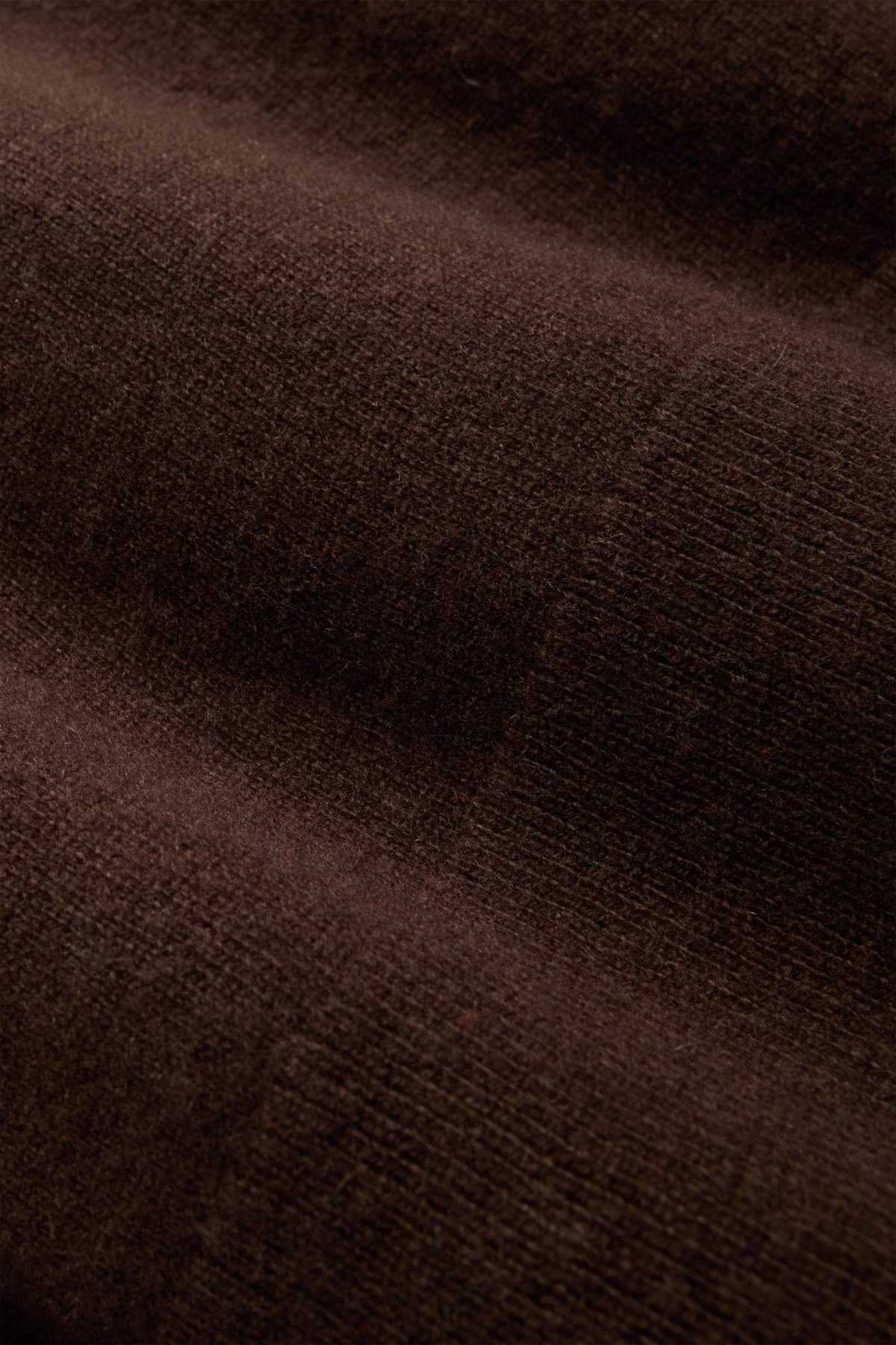 Cashmere V-neck jumper - dark brown