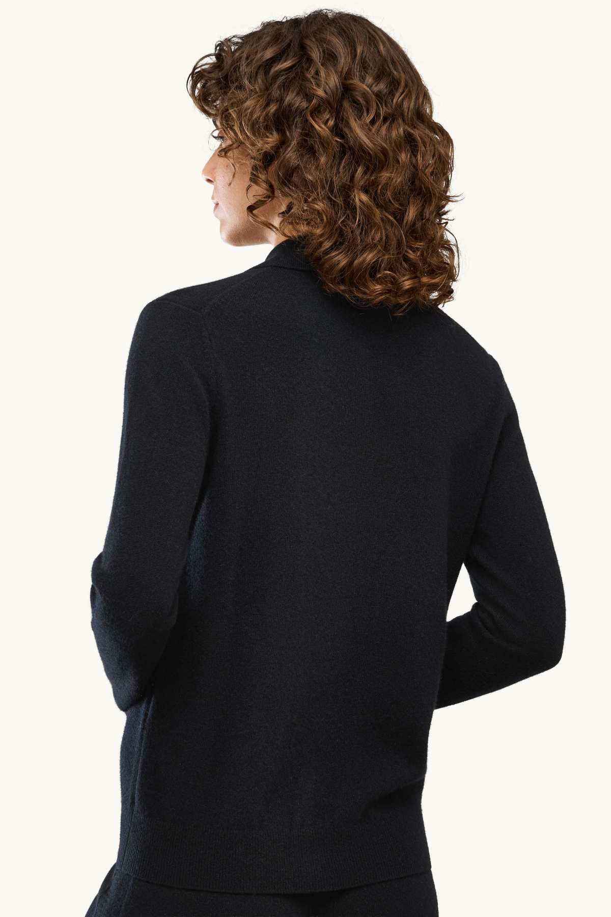 Cashmere cardigan - black