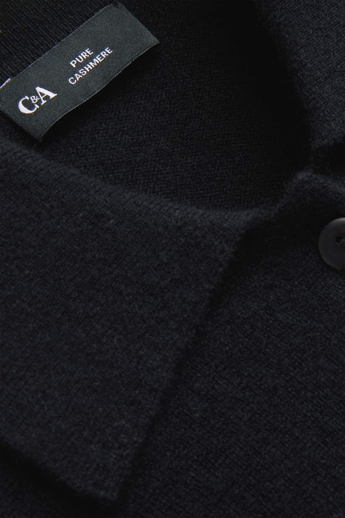 Cashmere cardigan - black