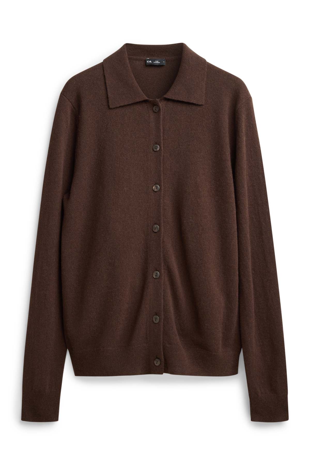 Cashmere cardigan - dark brown