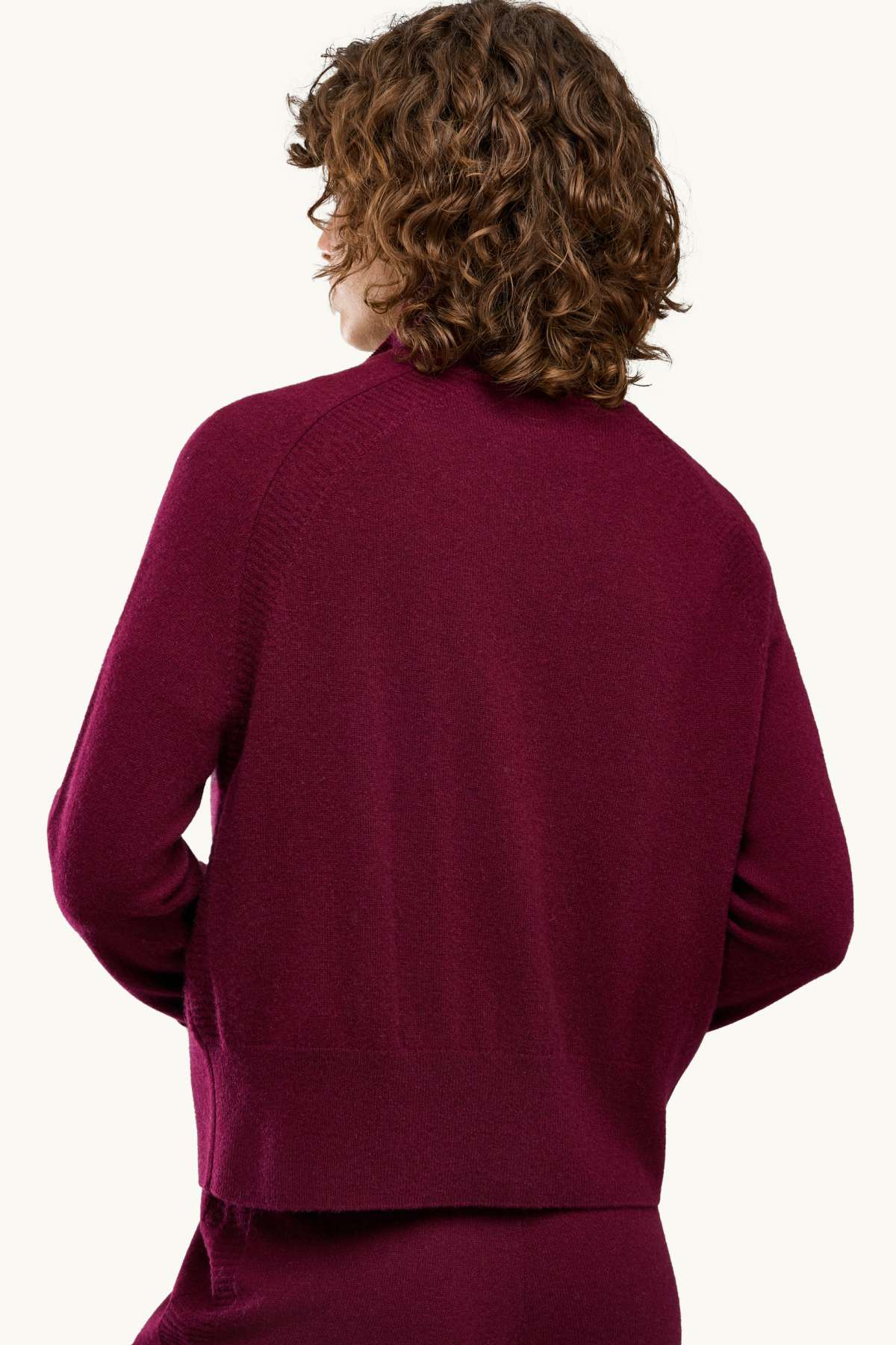 Cashmere jumper - bordeaux