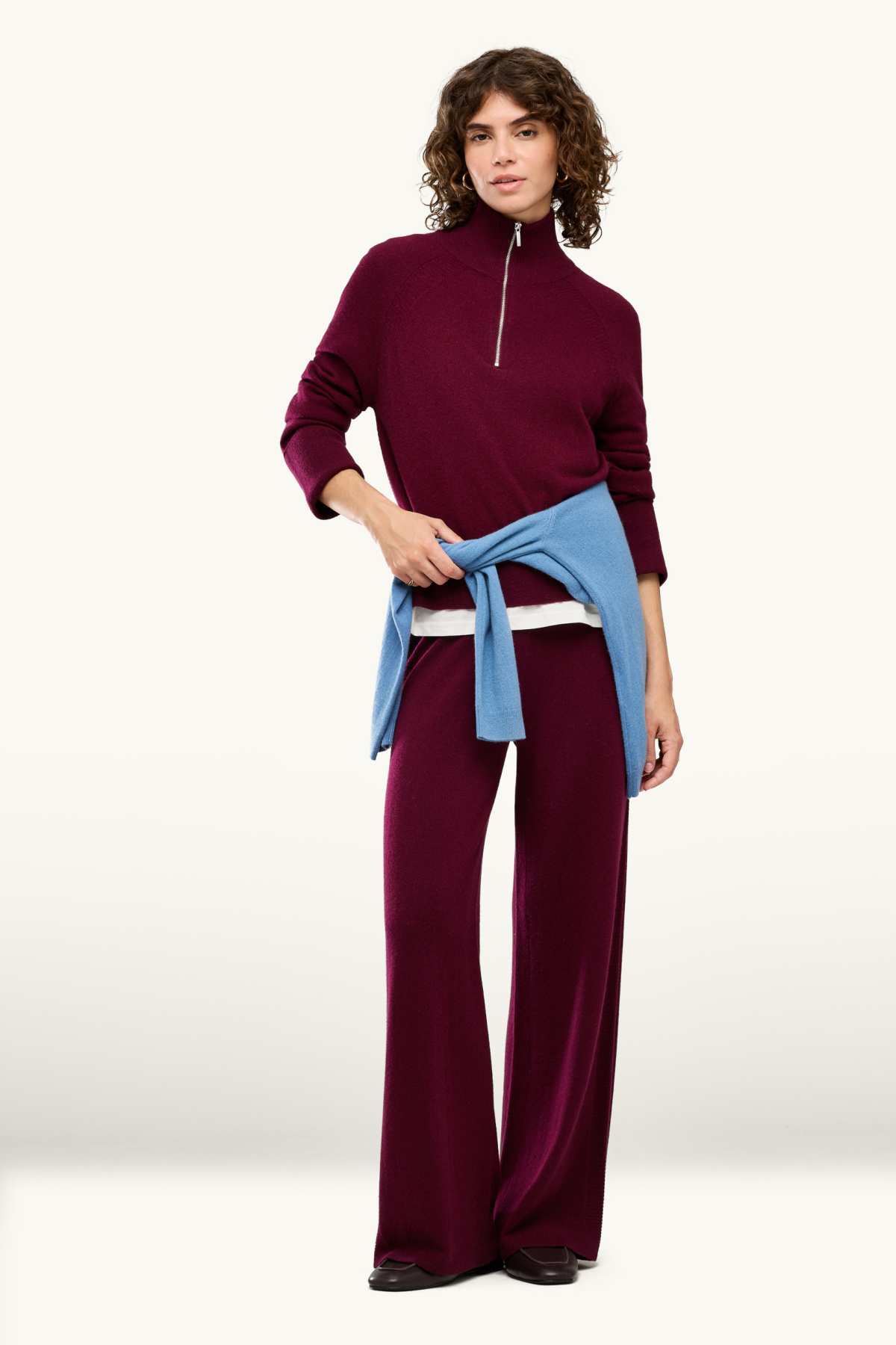 Cashmere jumper - bordeaux