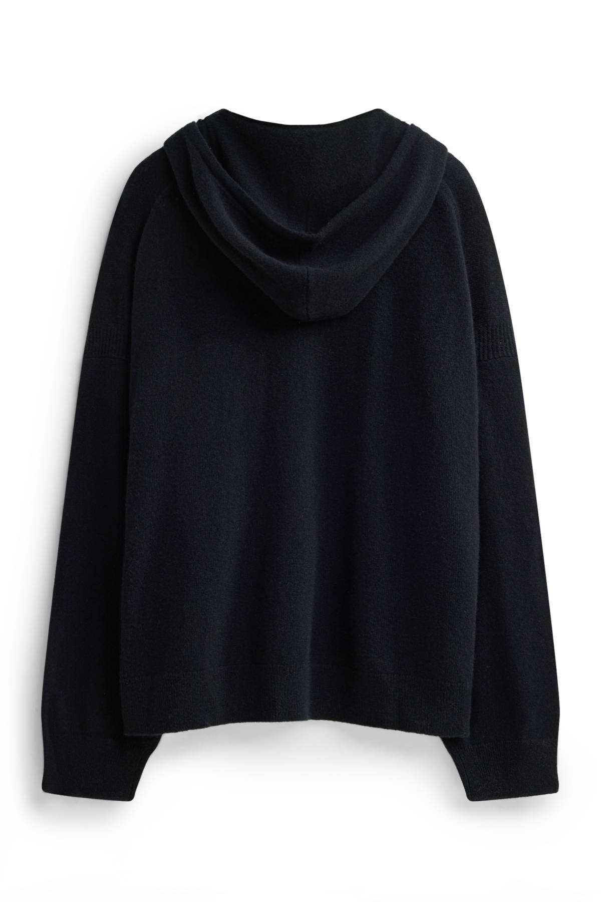 Cashmere hoodie - black
