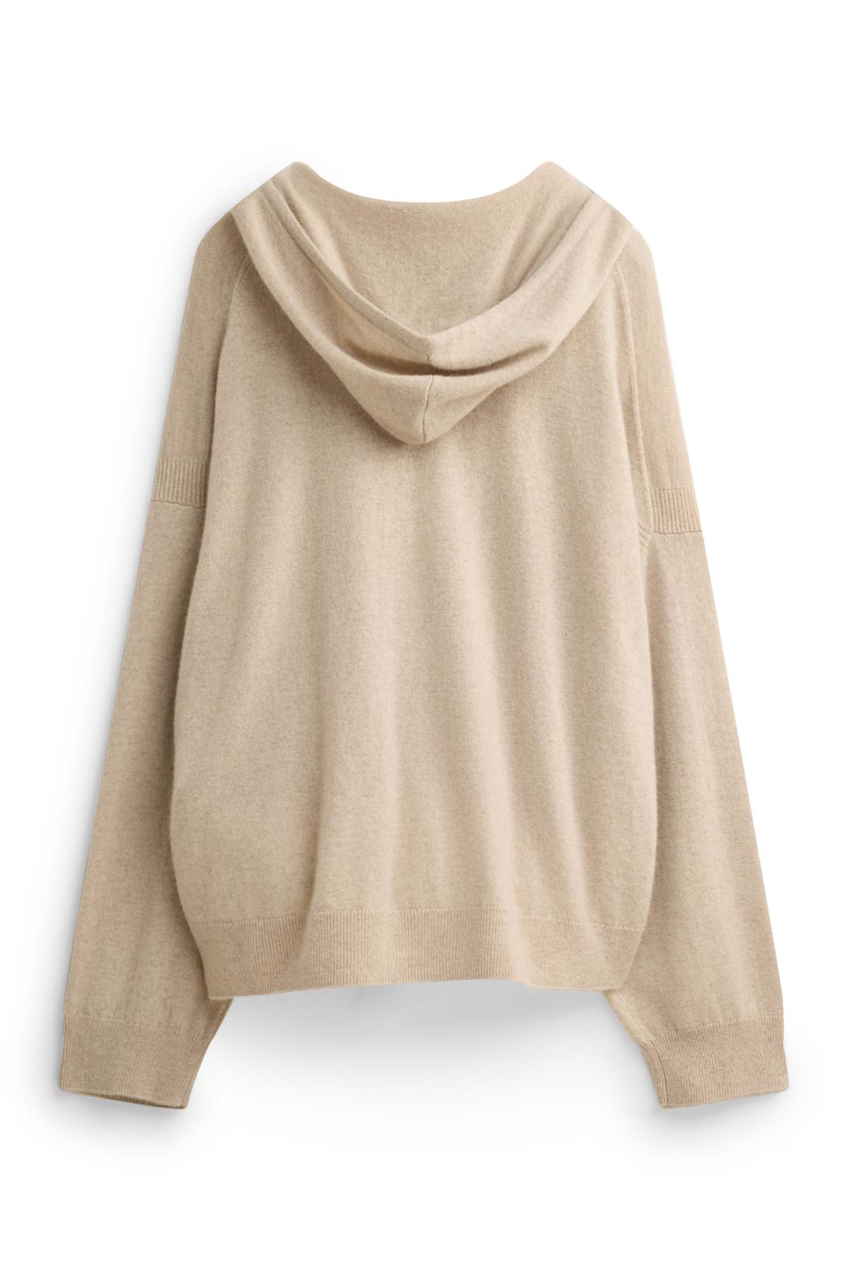 Cashmere hoodie - light beige