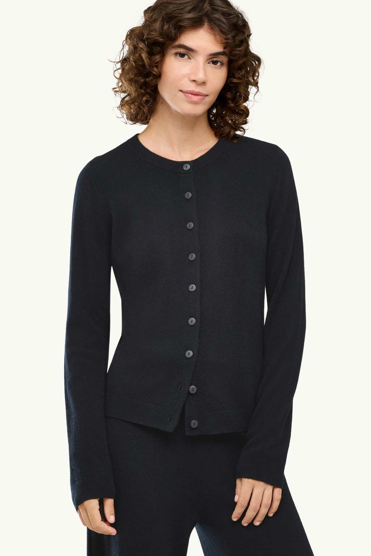 Cashmere cardigan - black