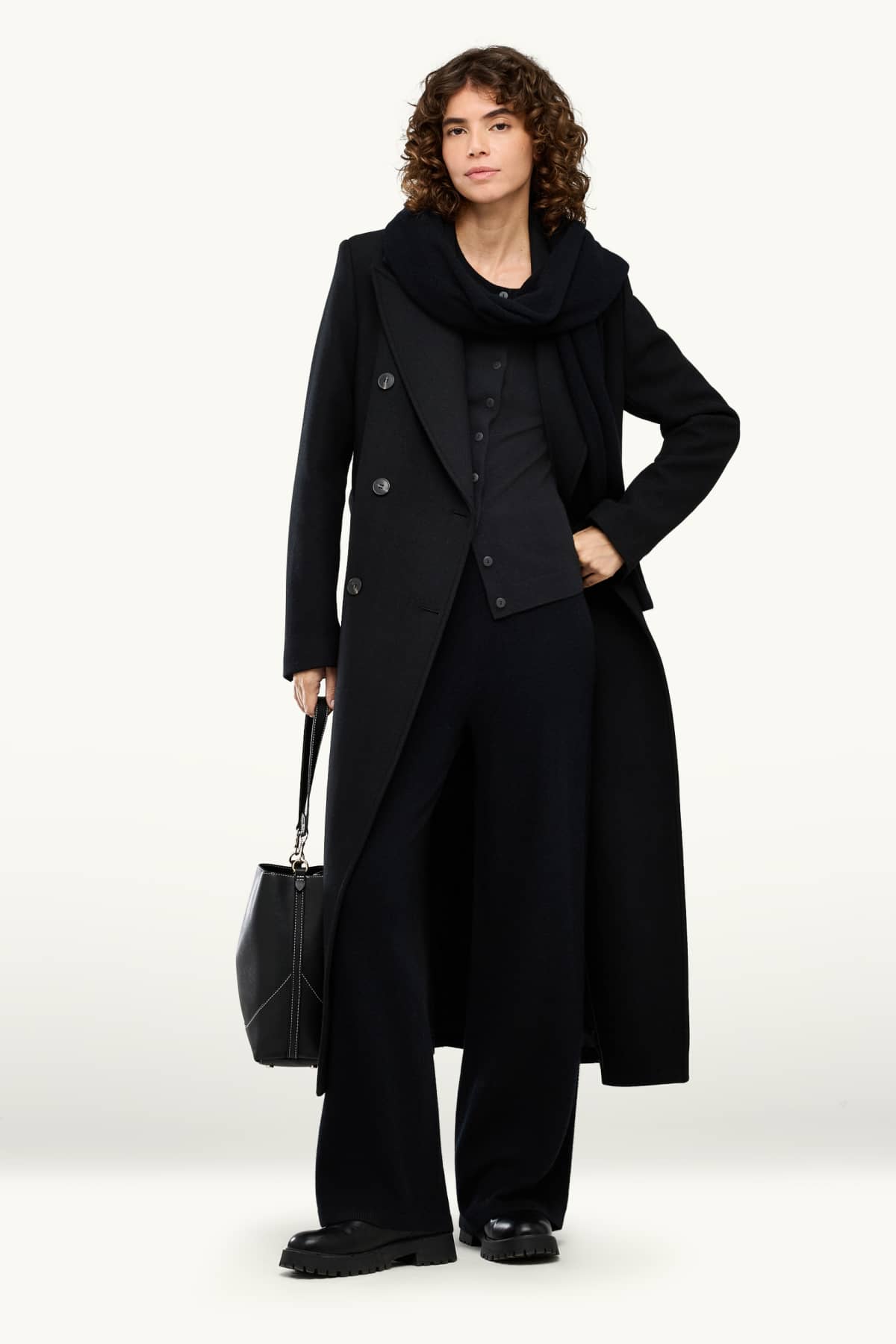 Cashmere cardigan - black