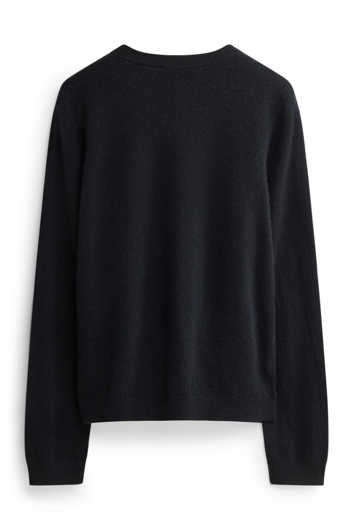 Cashmere cardigan - black