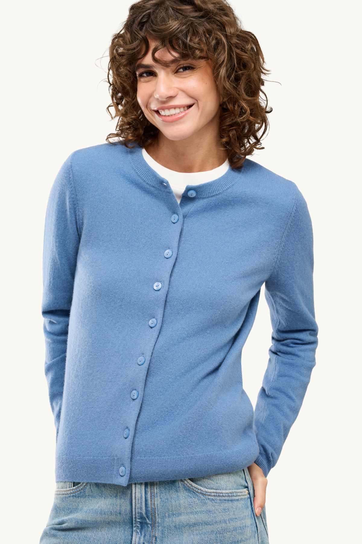Cashmere cardigan - blue