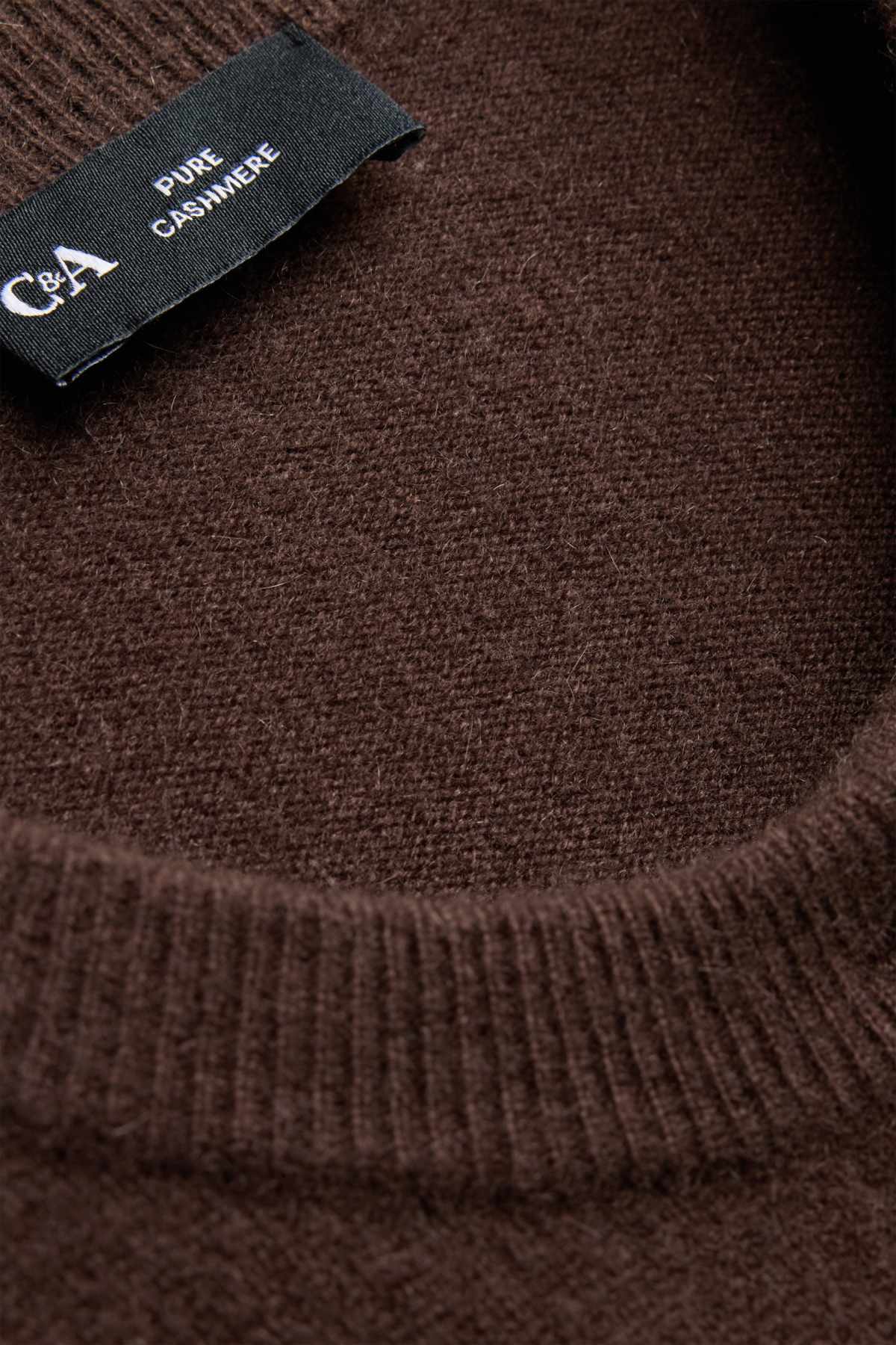 Cashmere cardigan - dark brown
