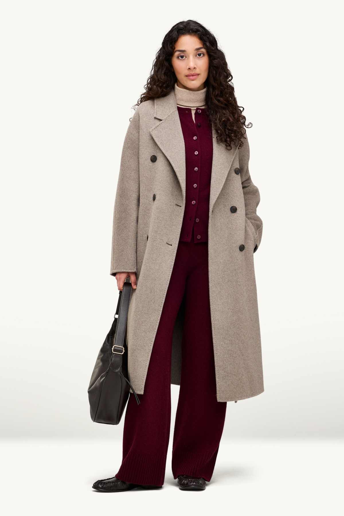 Cashmere cardigan - bordeaux