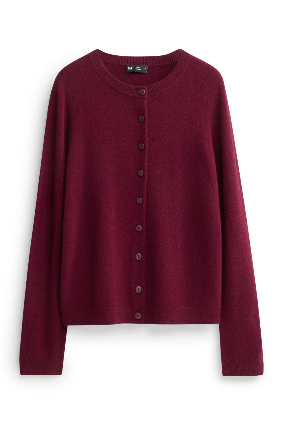 Cashmere cardigan - bordeaux