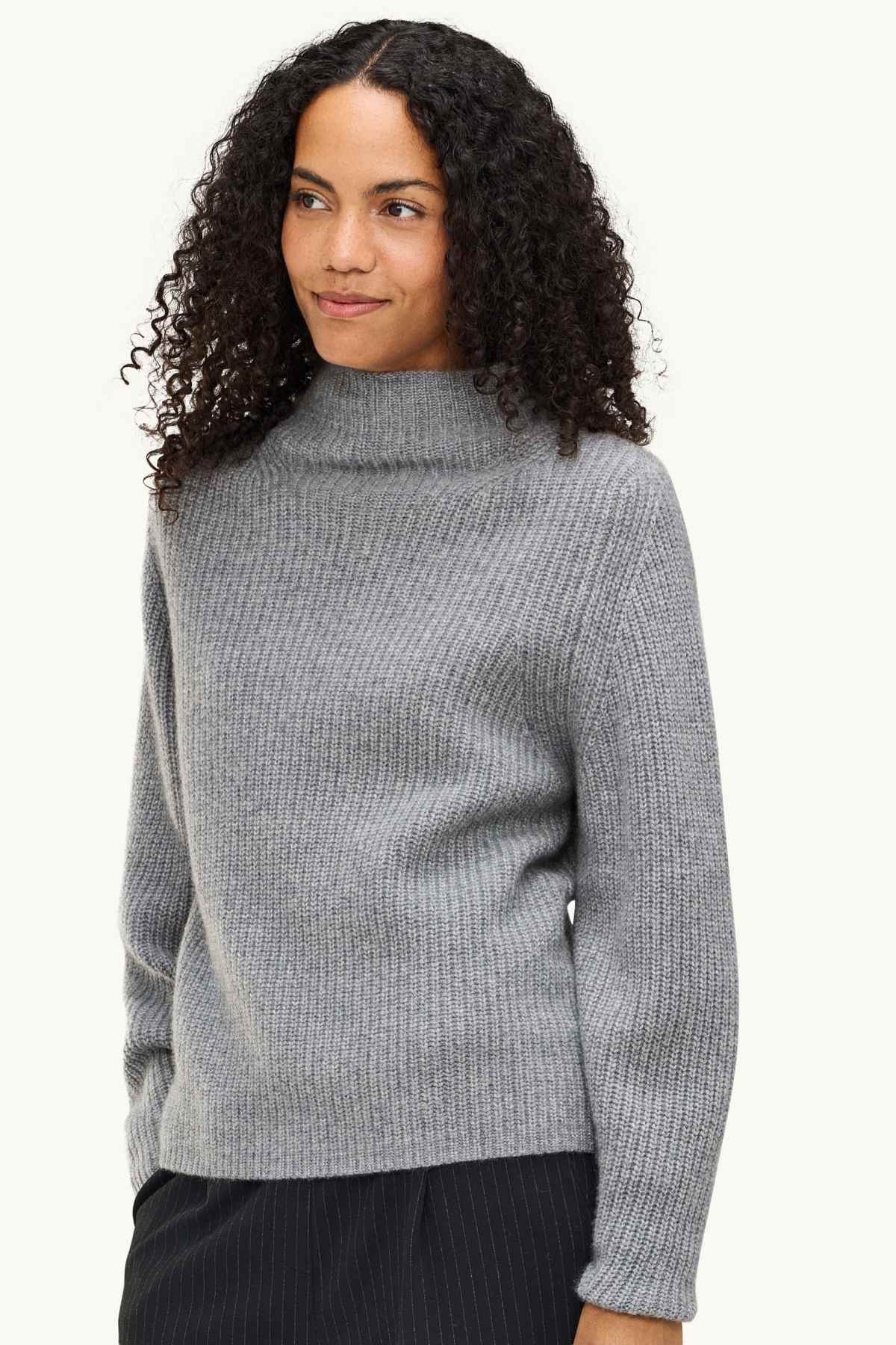 Cashmere jumper - gray