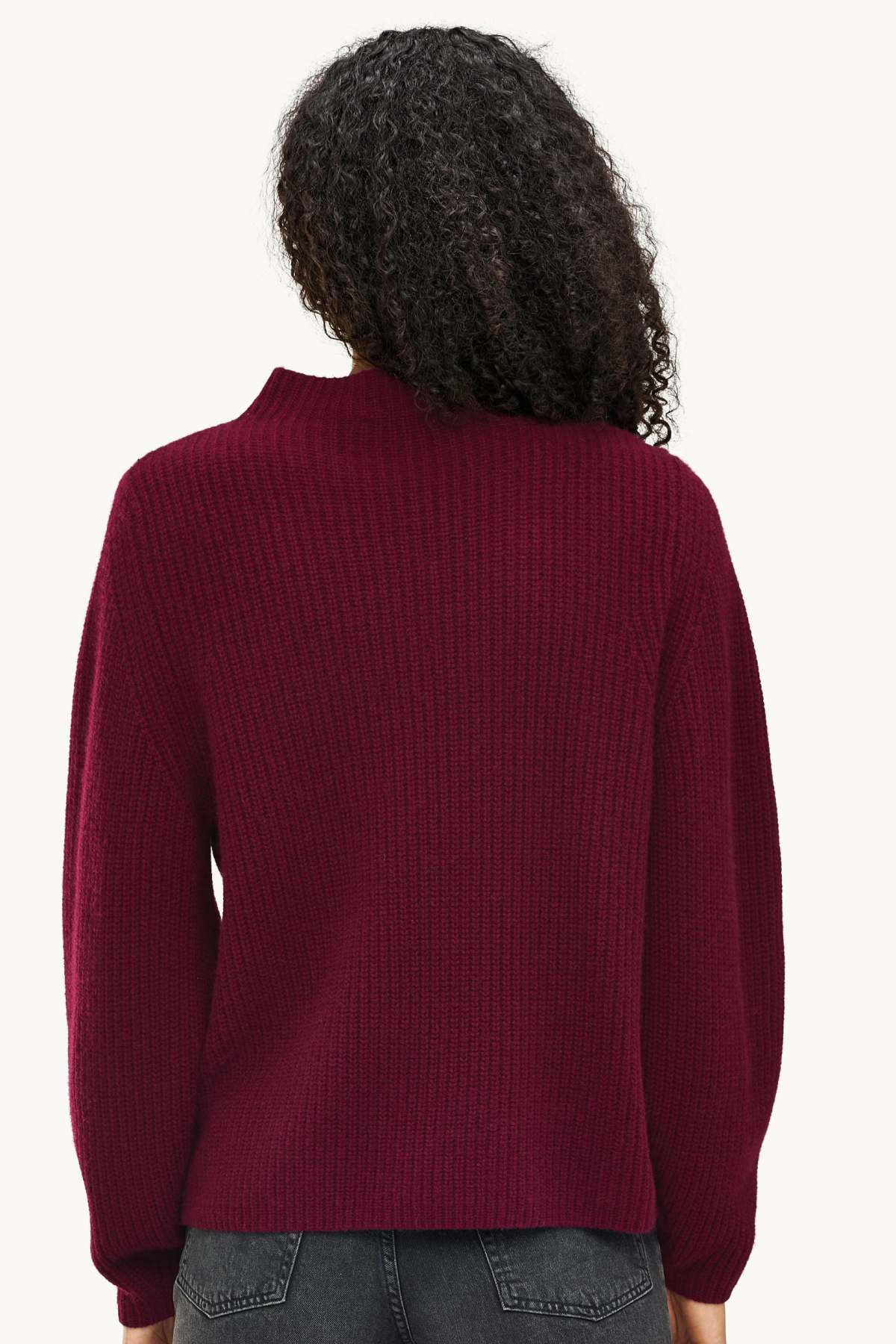 Cashmere jumper - bordeaux