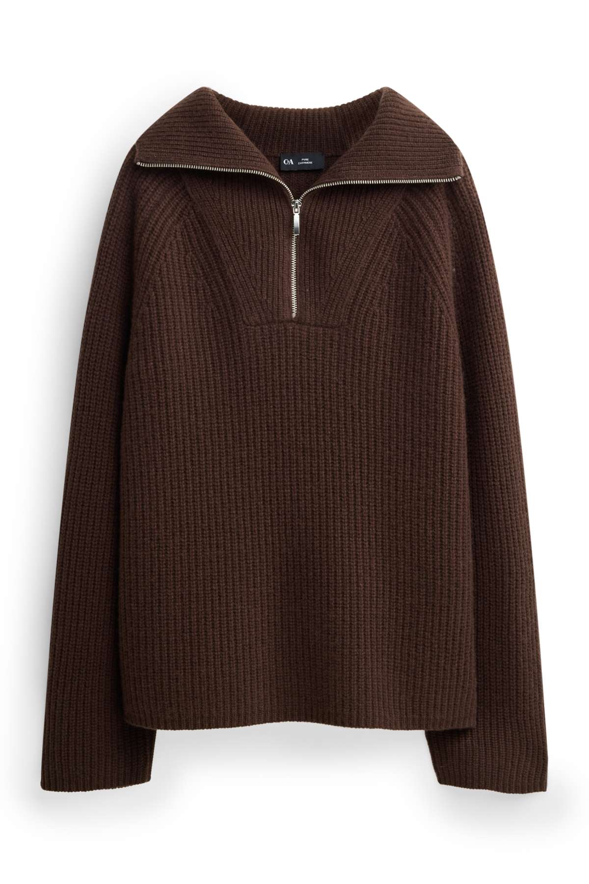 Cashmere jumper - dark brown