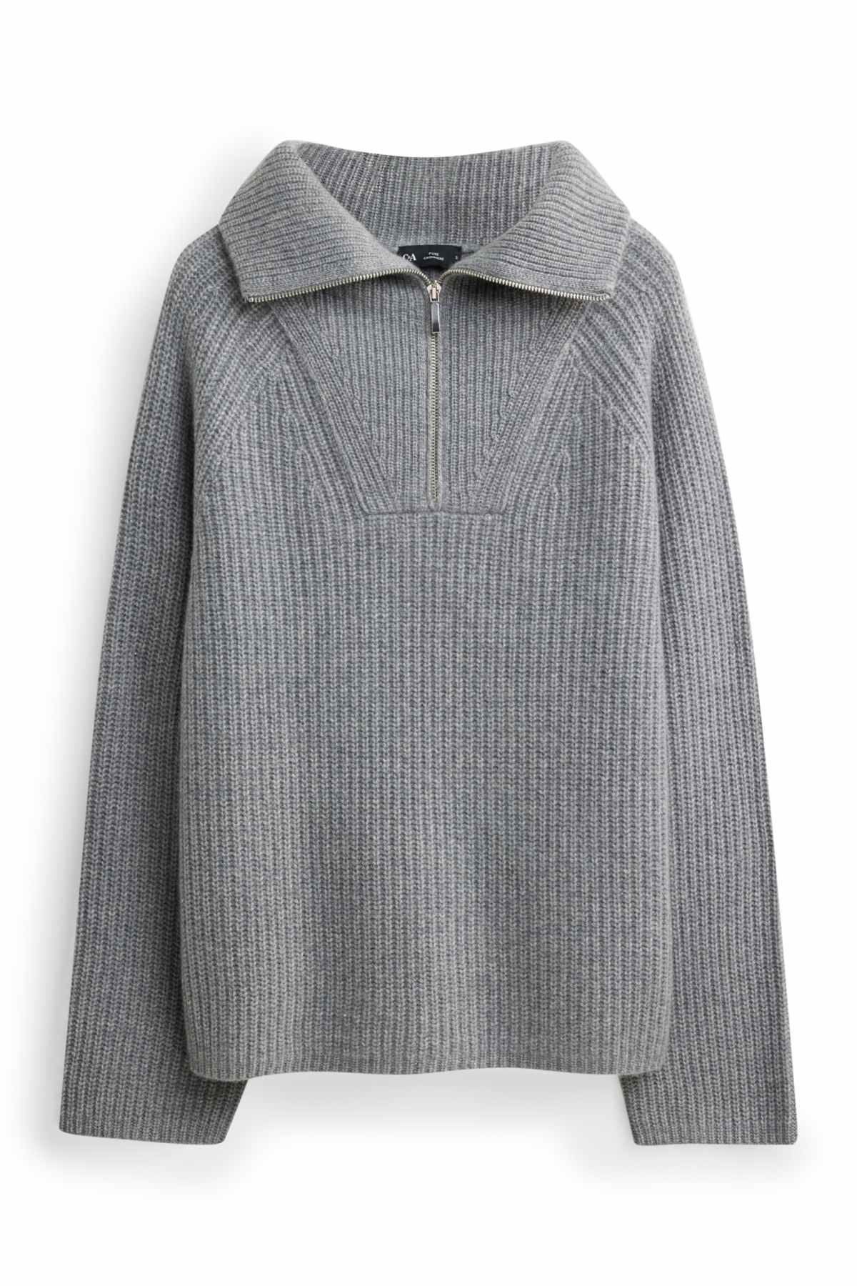 Cashmere jumper - gray-melange