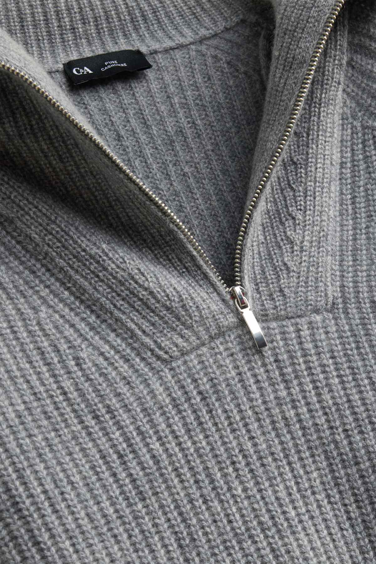 Cashmere jumper - gray-melange