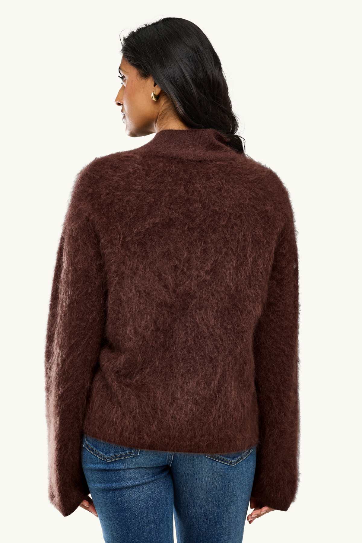 Cashmere jumper - dark brown