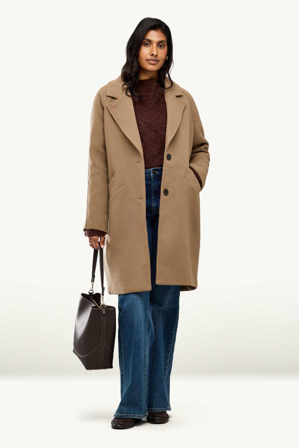 Cashmere jumper - dark brown