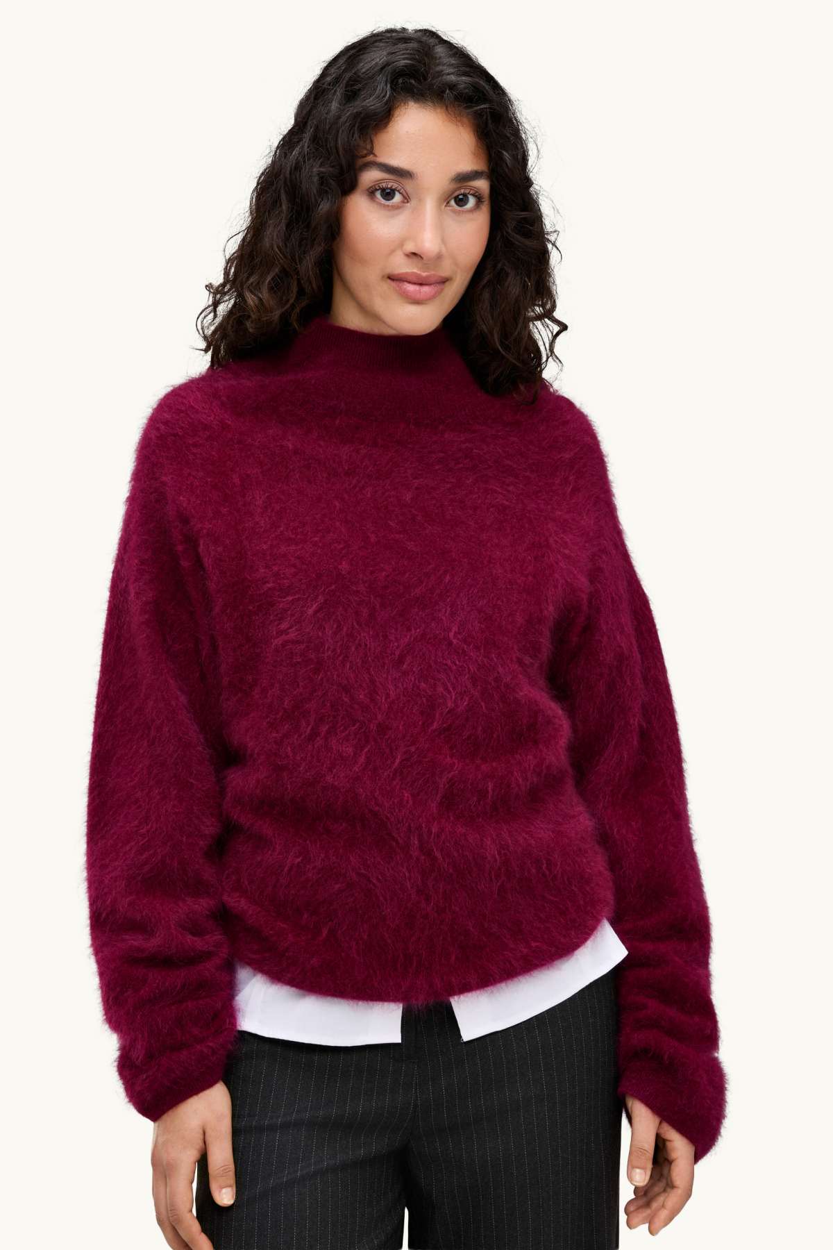 Cashmere jumper - bordeaux
