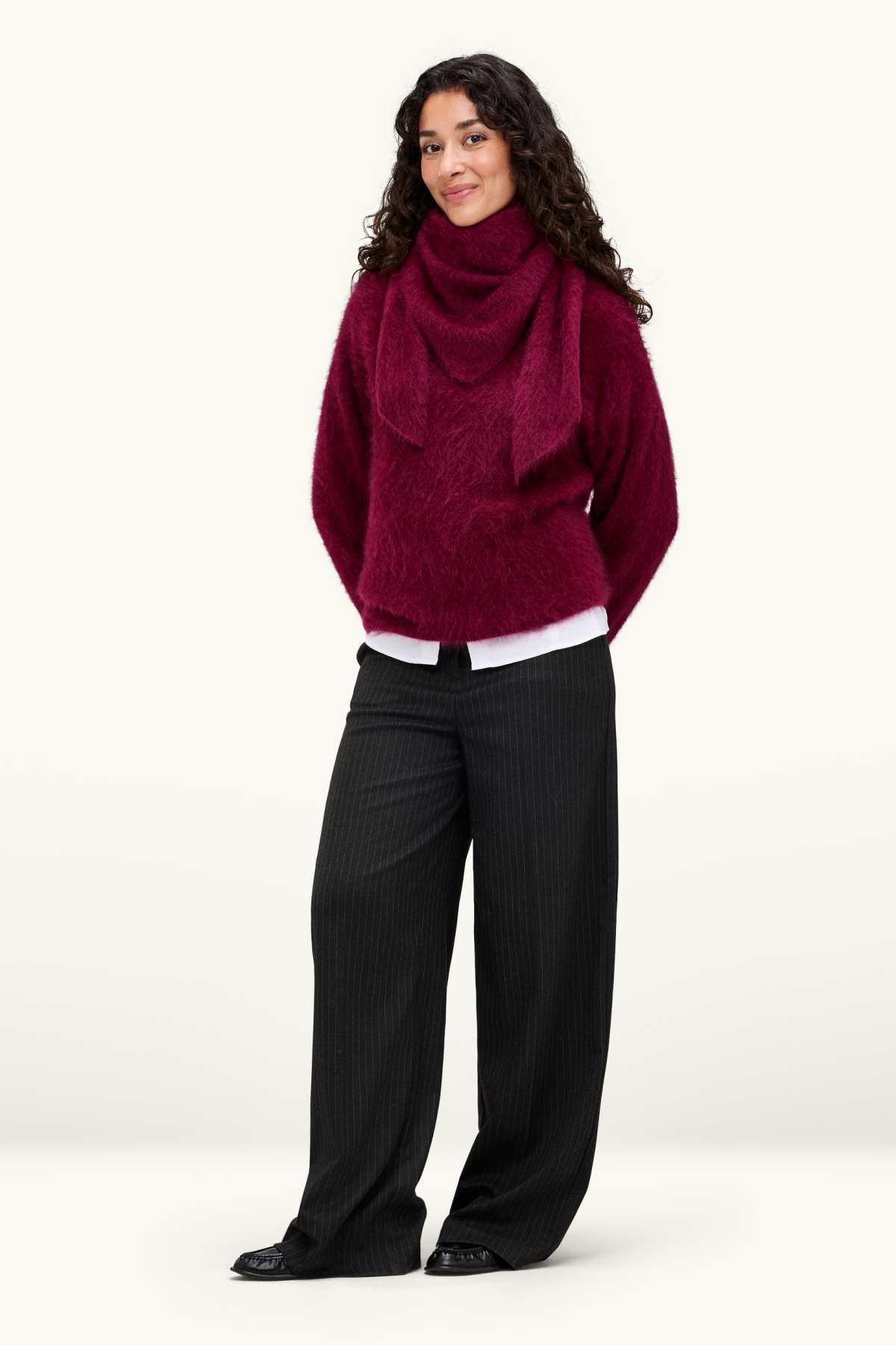 Cashmere jumper - bordeaux