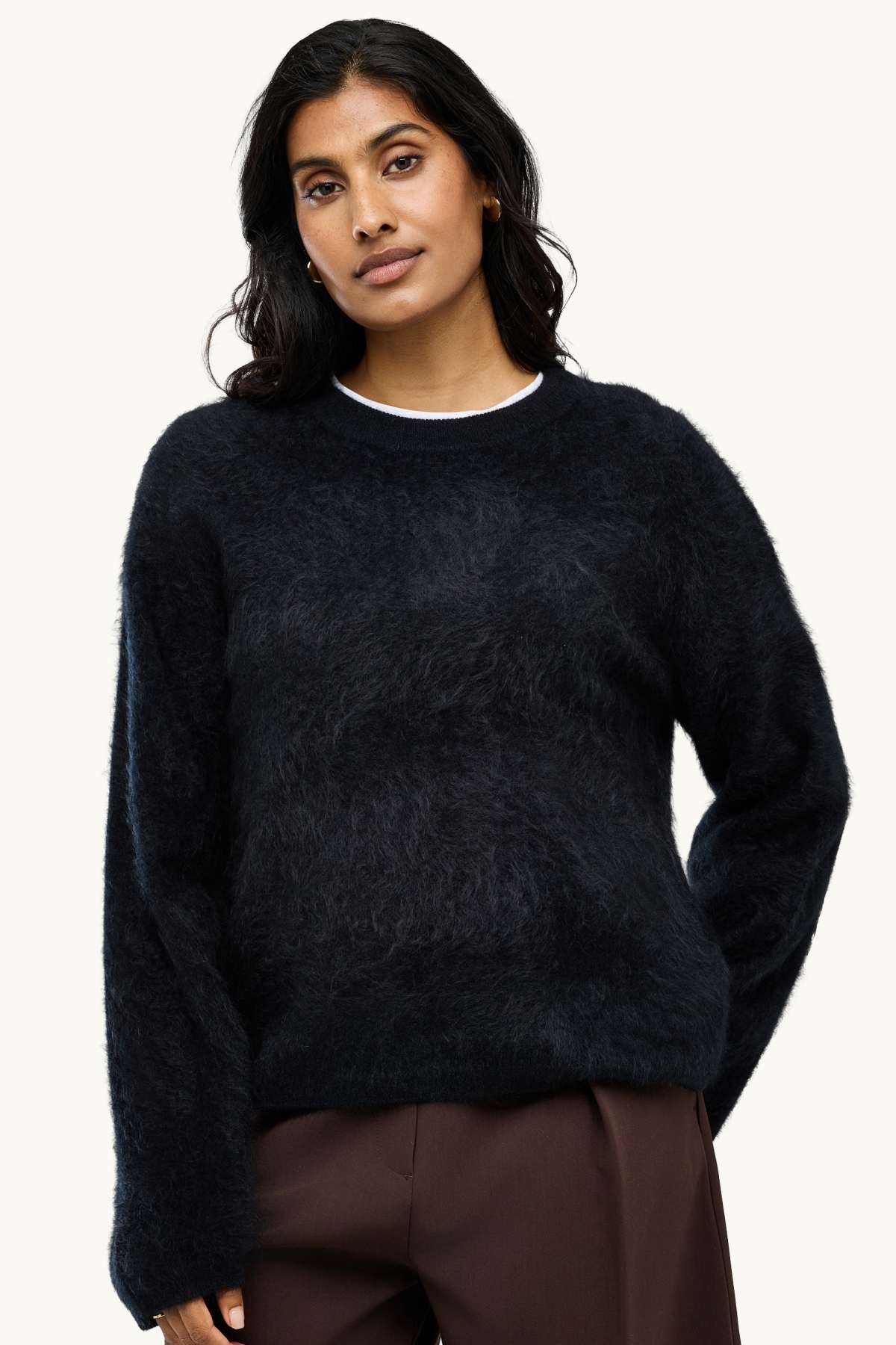 Cashmere jumper - black