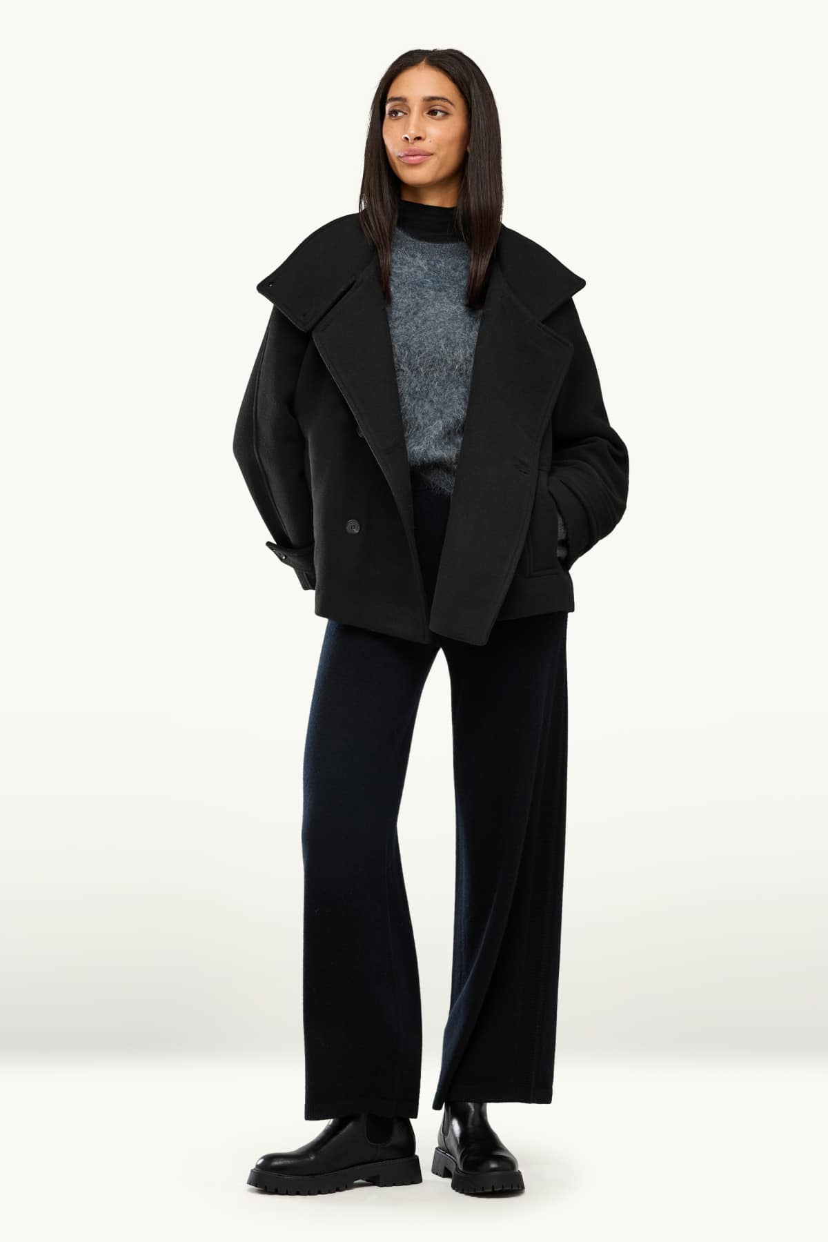 Cashmere jumper - dark gray