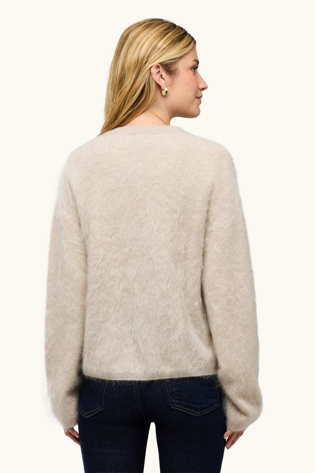 Cashmere jumper - light beige
