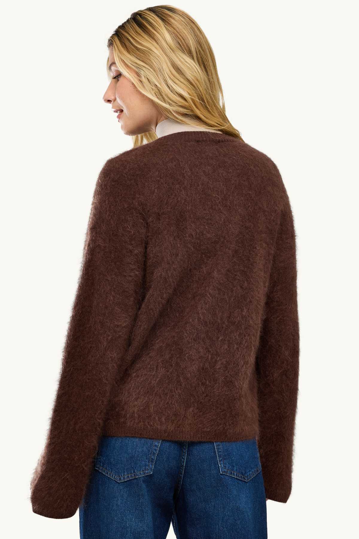 Cashmere cardigan - brown