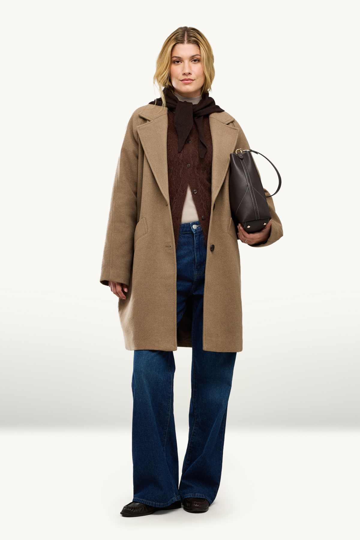 Cashmere cardigan - brown