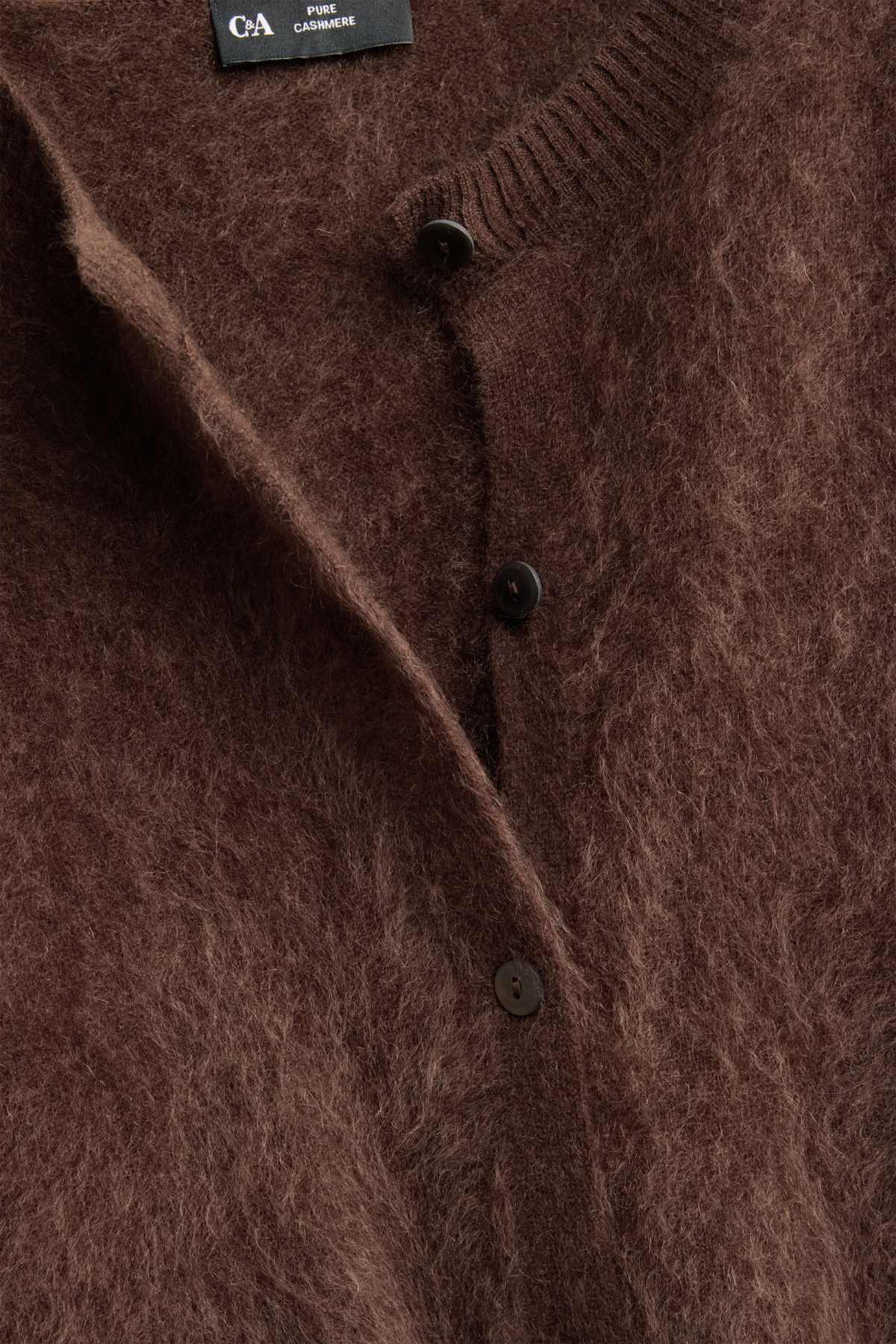 Cashmere cardigan - brown