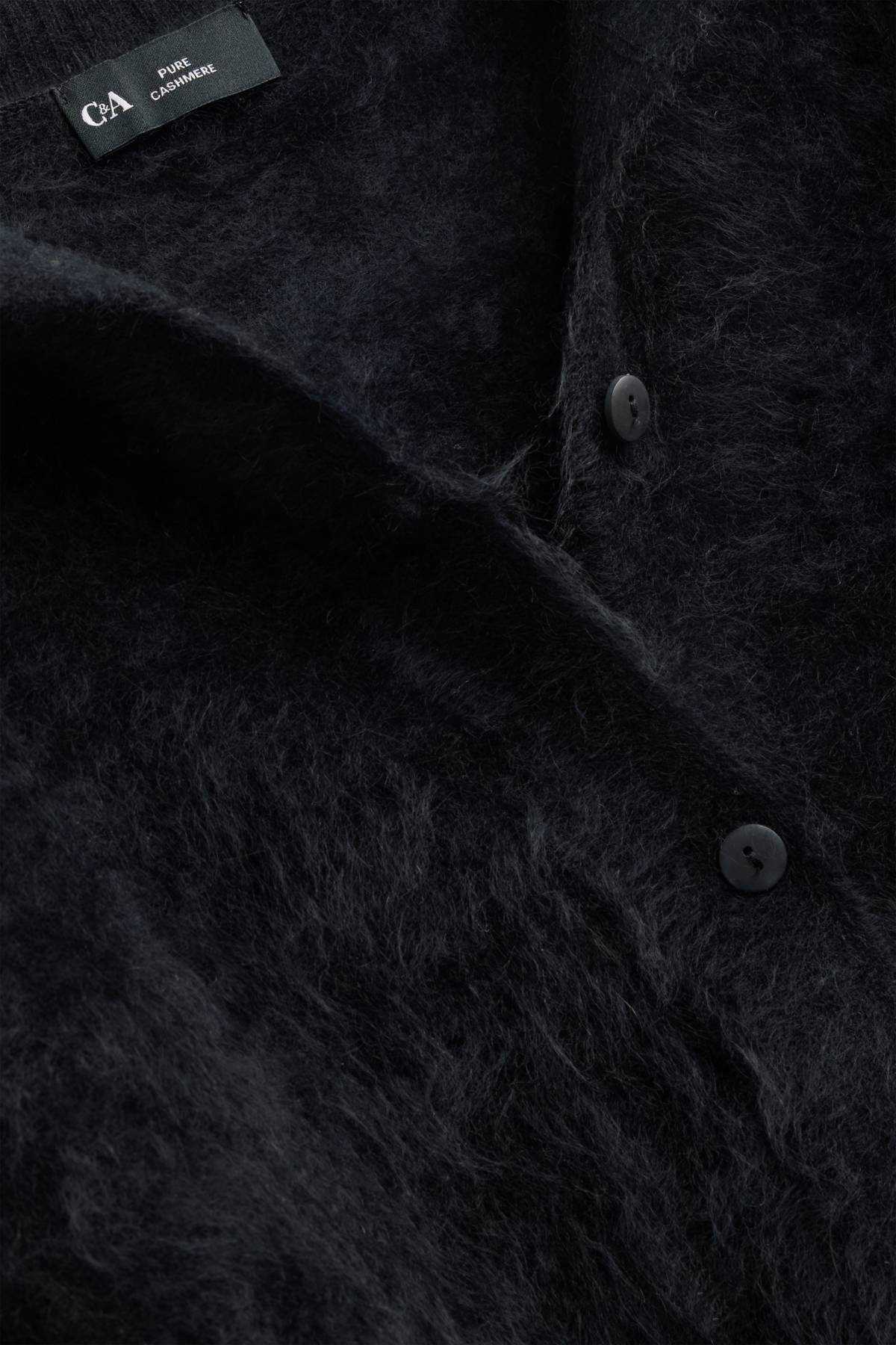 Cashmere cardigan - black