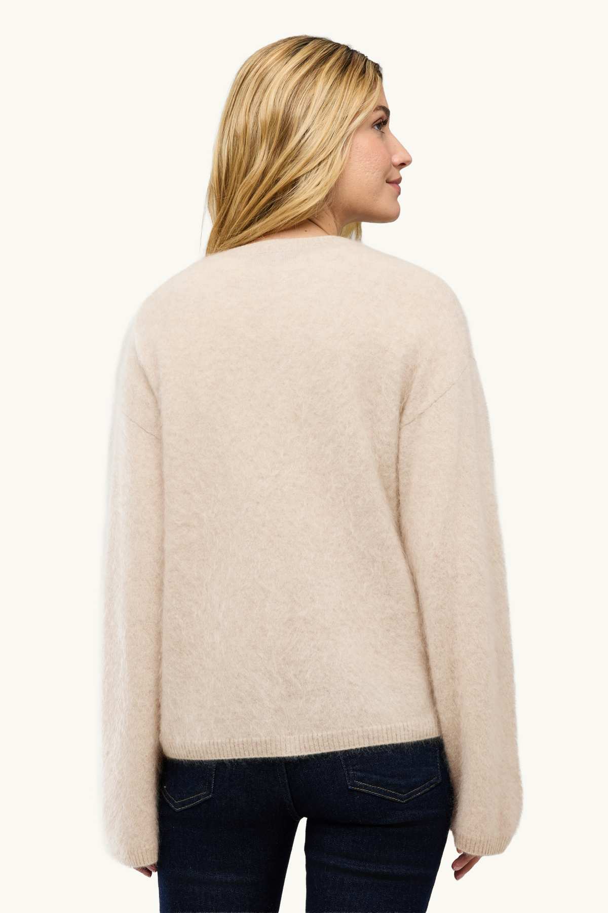 Cashmere cardigan - cremewhite