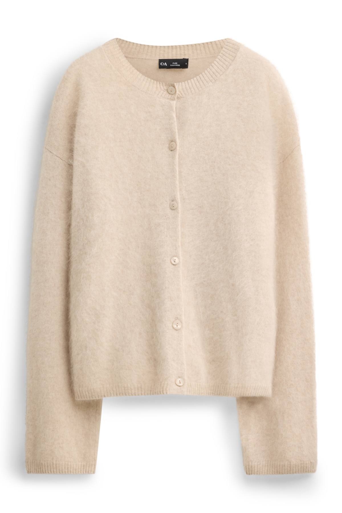 Cashmere cardigan - cremewhite