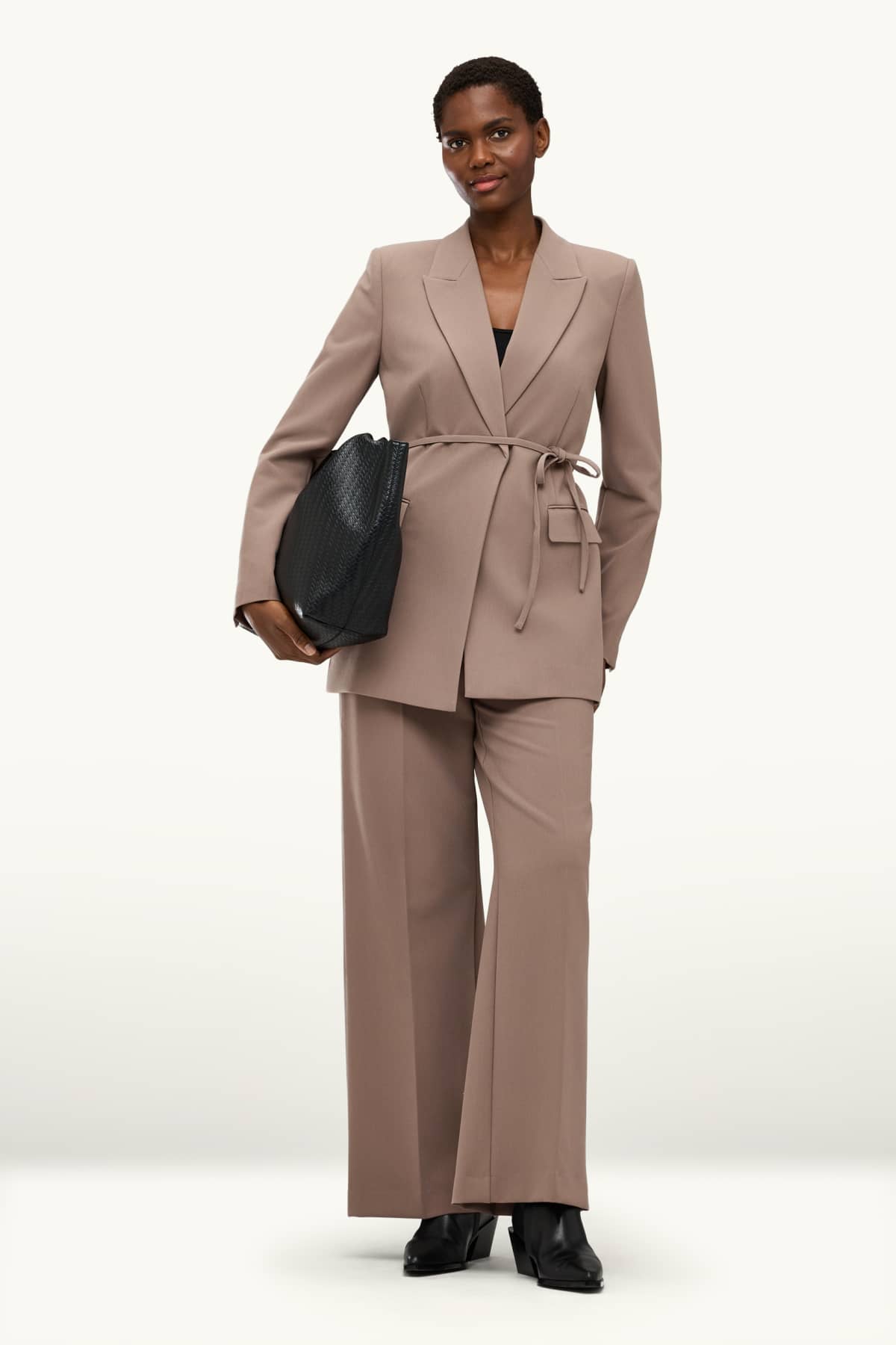 Long blazer - regular fit - beige