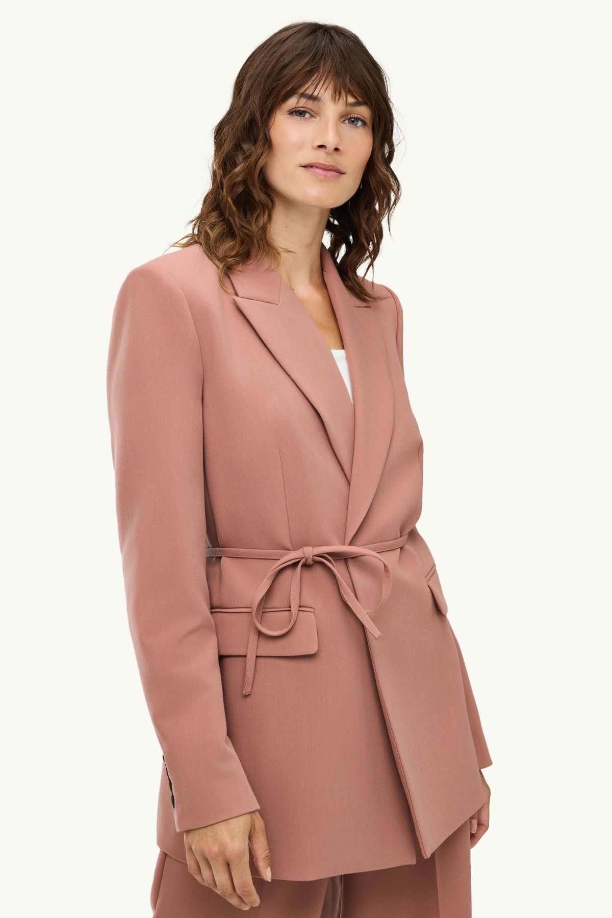 Long blazer - regular fit - rose