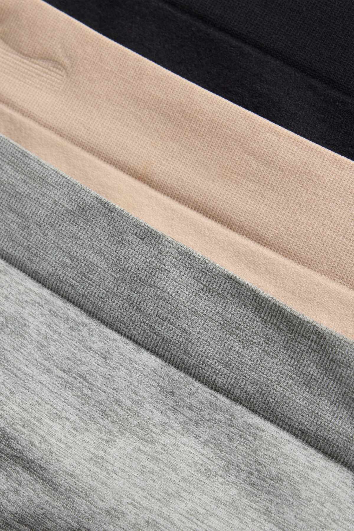 Multipack of 3 - knickers - seamless - beige