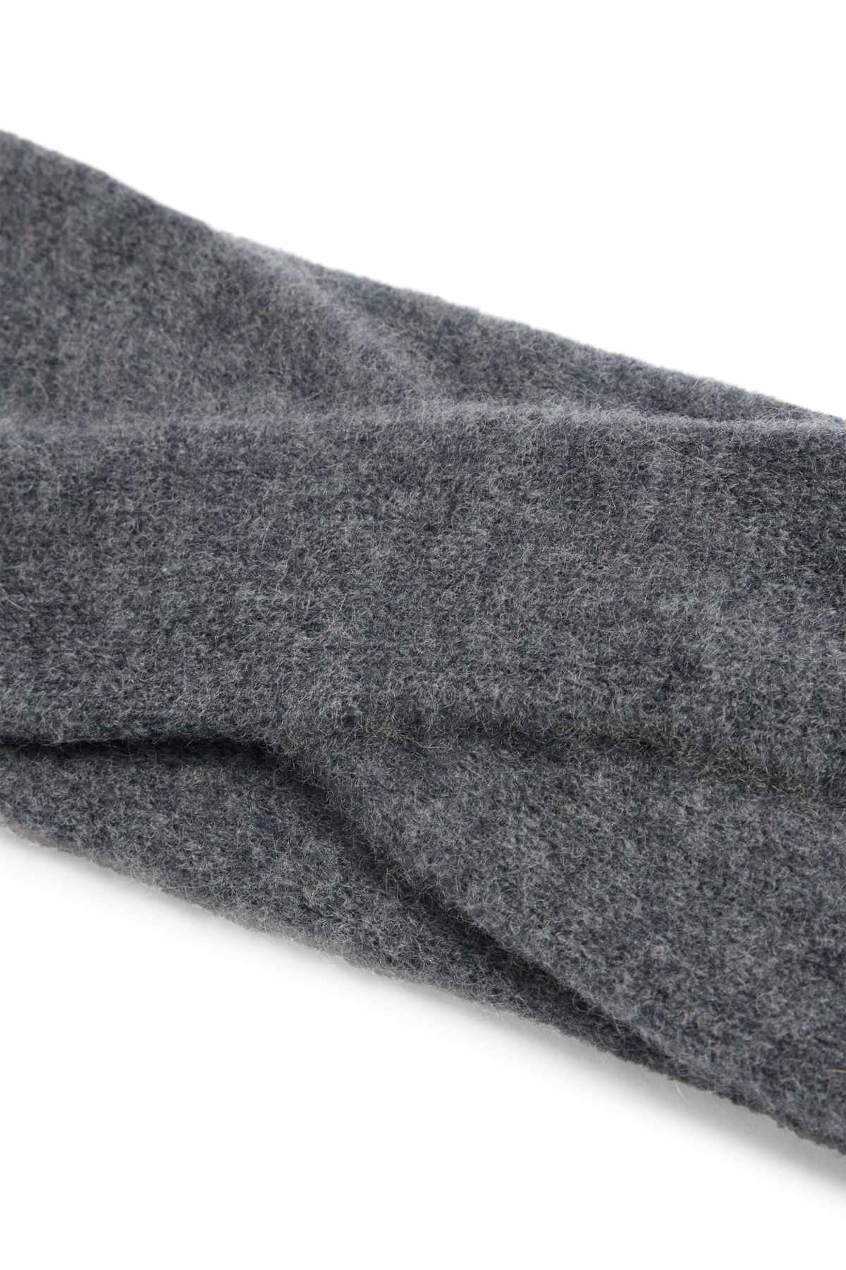 Cashmere Alice band - dark gray