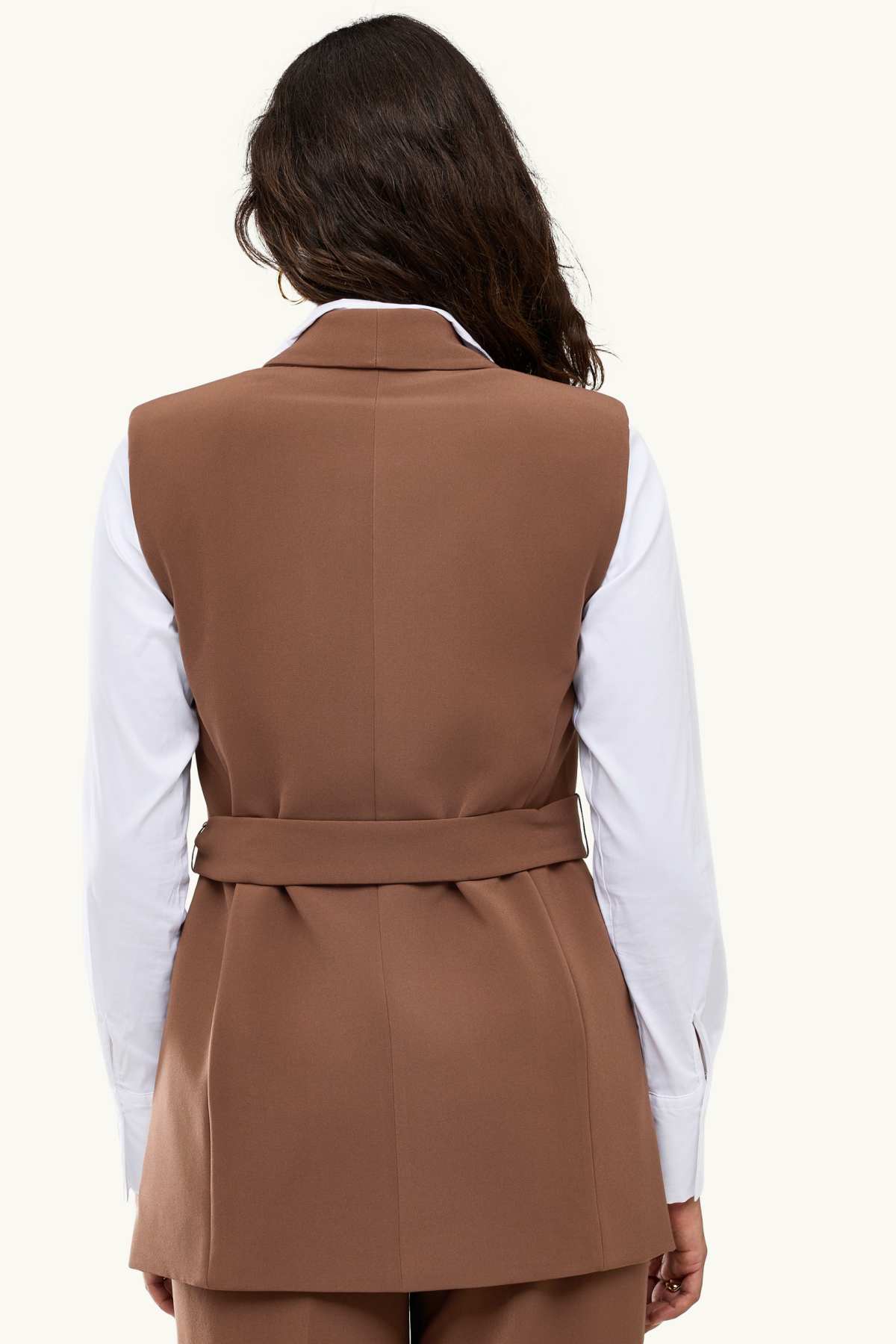 Business waistcoat - regular fit - brown