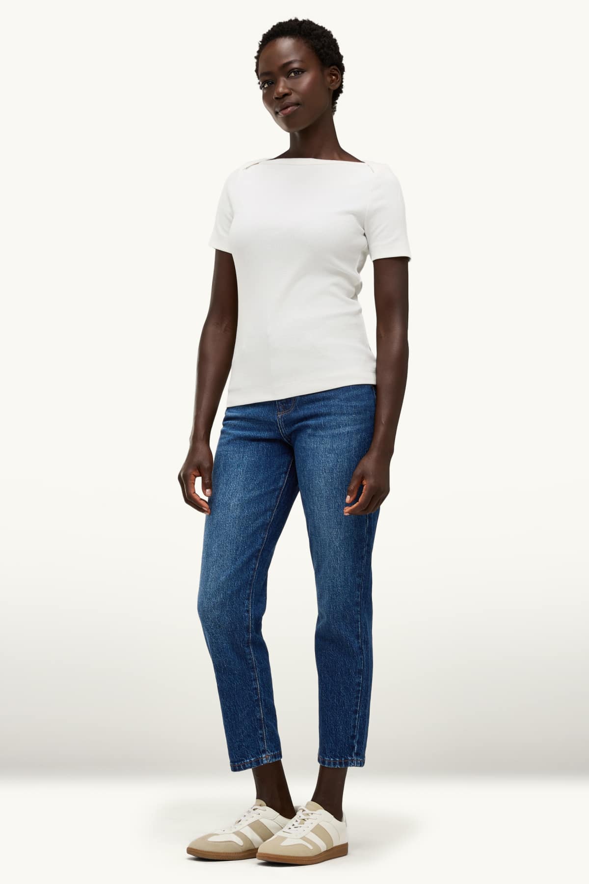 Mom jeans - high waist - LYCRA® - blue denim