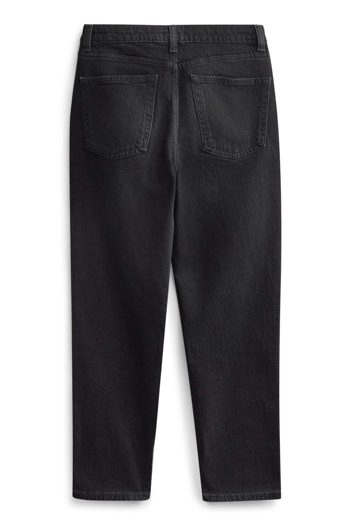 Mom jeans - high waist - LYCRA® - denim-dark gray