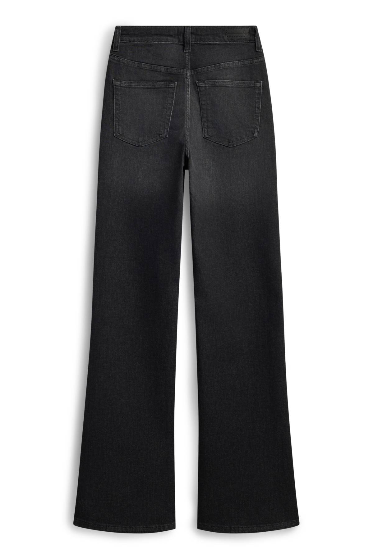 Flared jeans - high waist - black