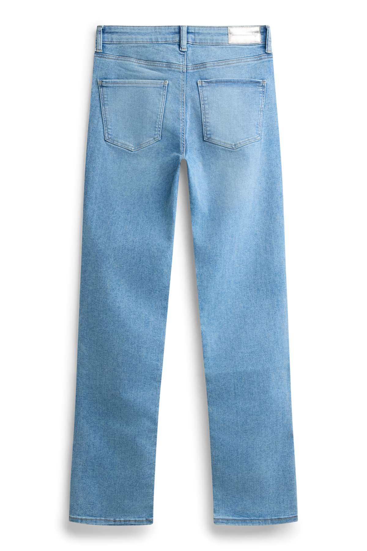 Straight jeans - mid-rise waist - shaping jeans - LYCRA® - denim-light blue