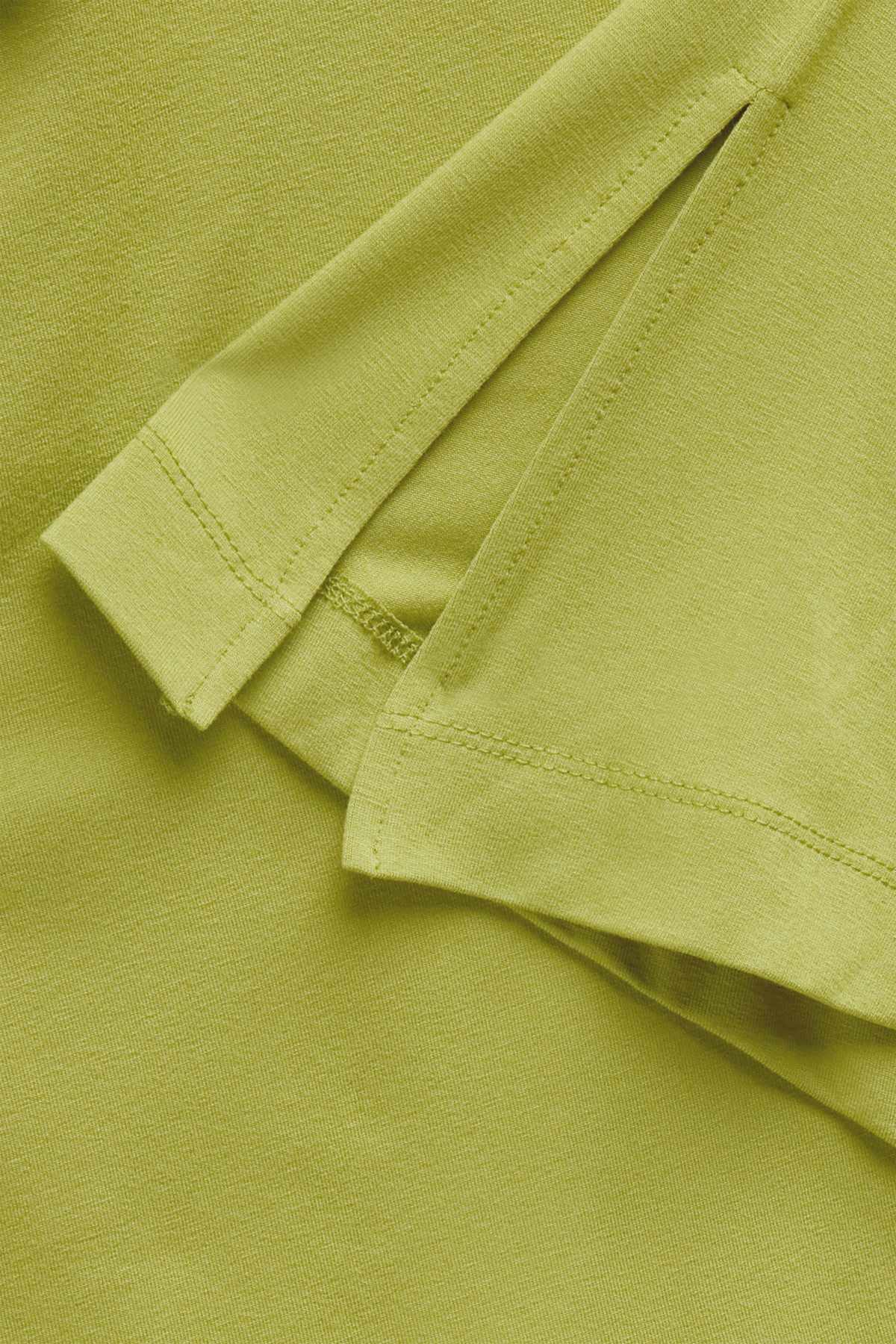 V-neck T-shirt - relaxed fit - light green