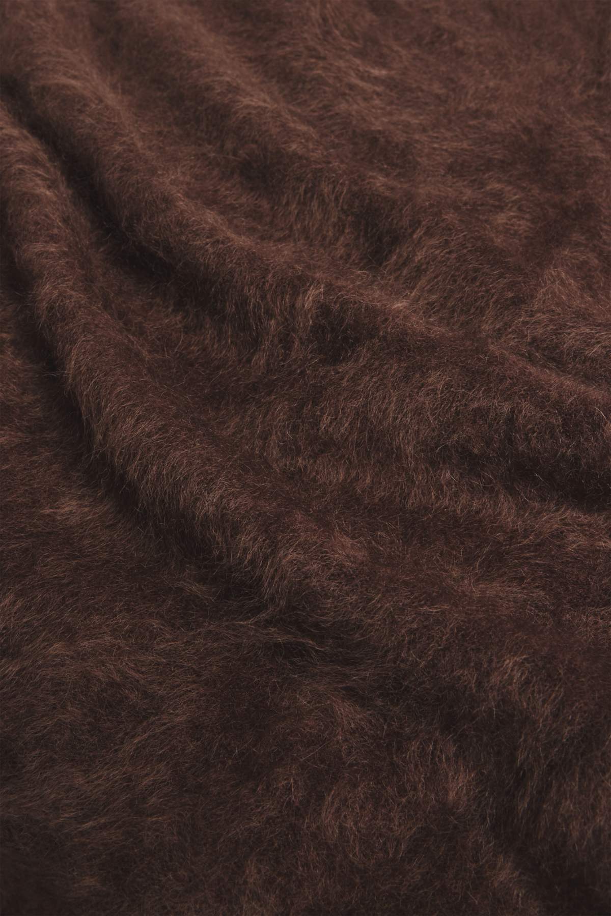 Cashmere scarf - dark brown
