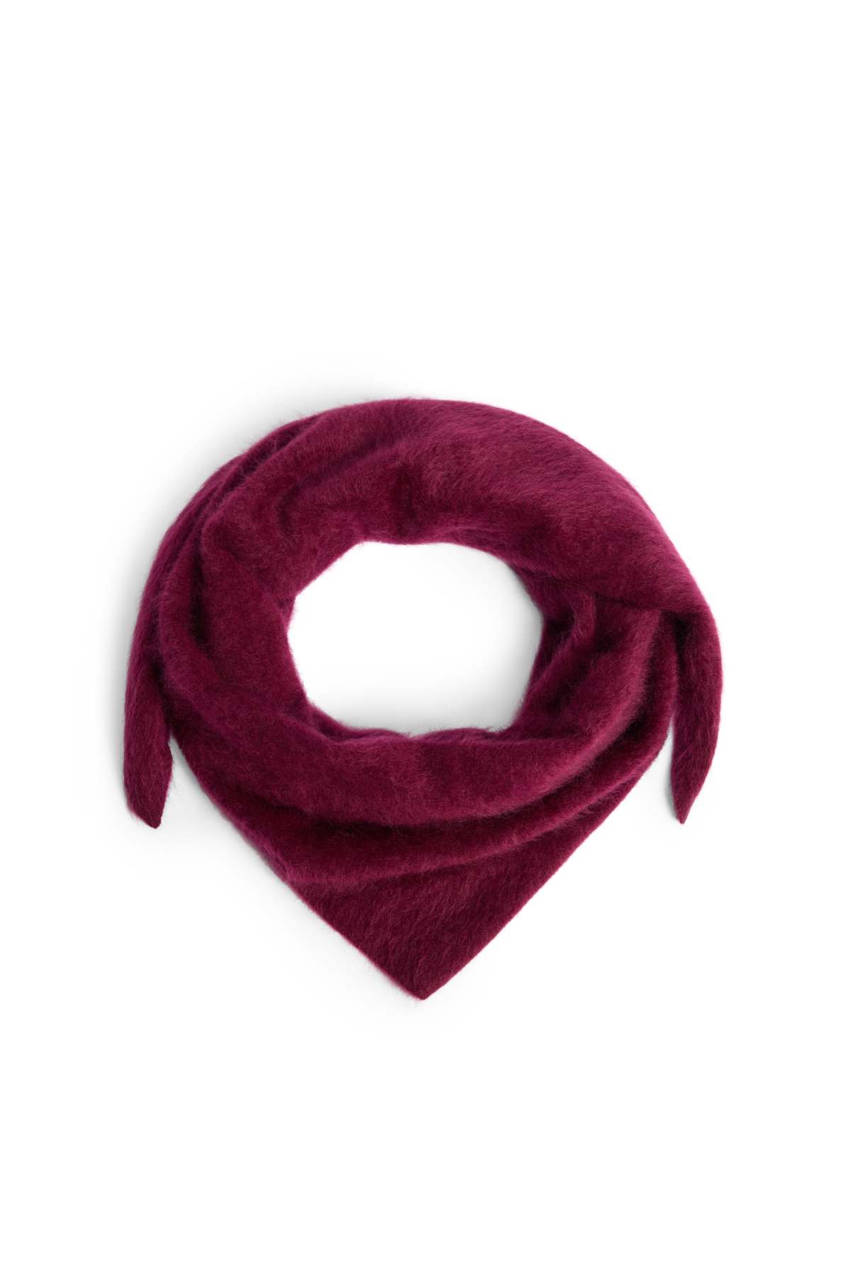 Cashmere scarf - bordeaux